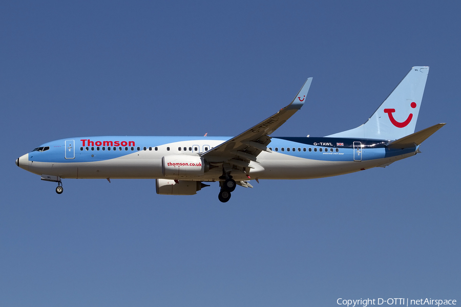 Thomson Airways Boeing 737-8K5 (G-TAWL) | Photo 414060