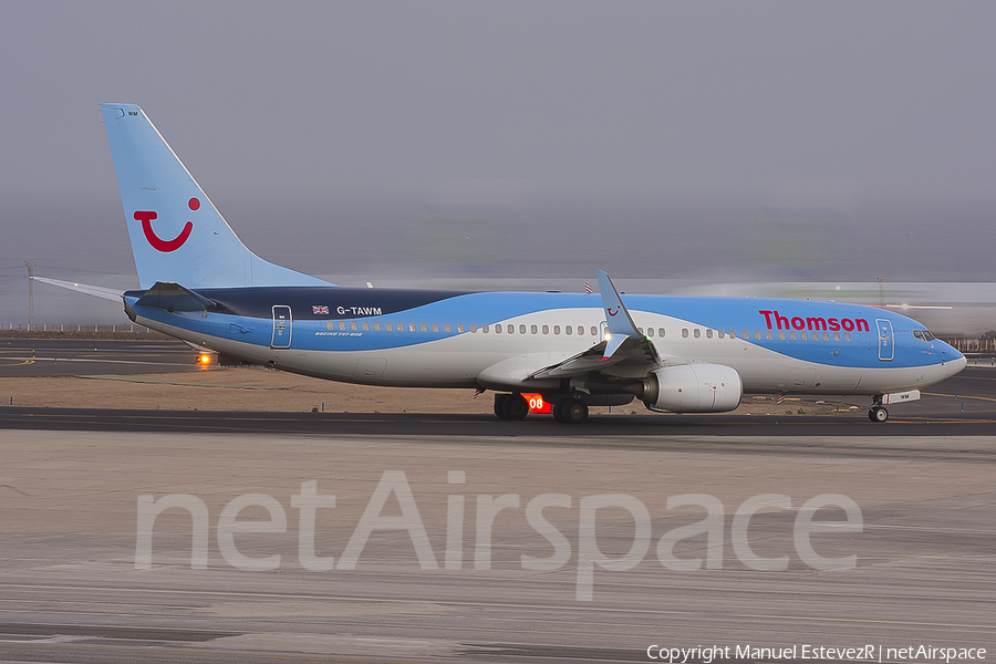 Thomson Airways Boeing 737-8K5 (G-TAWM) | Photo 118448