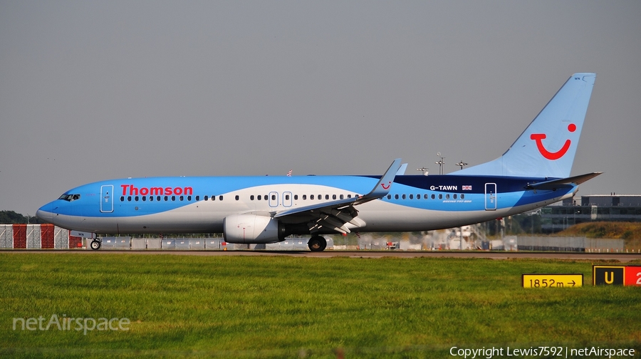 Thomson Airways Boeing 737-8K5 (G-TAWN) | Photo 52691