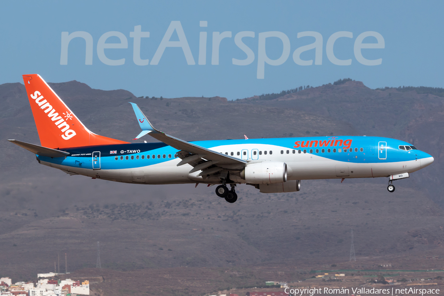 Sunwing Airlines Boeing 737-8K5 (G-TAWO) | Photo 396836