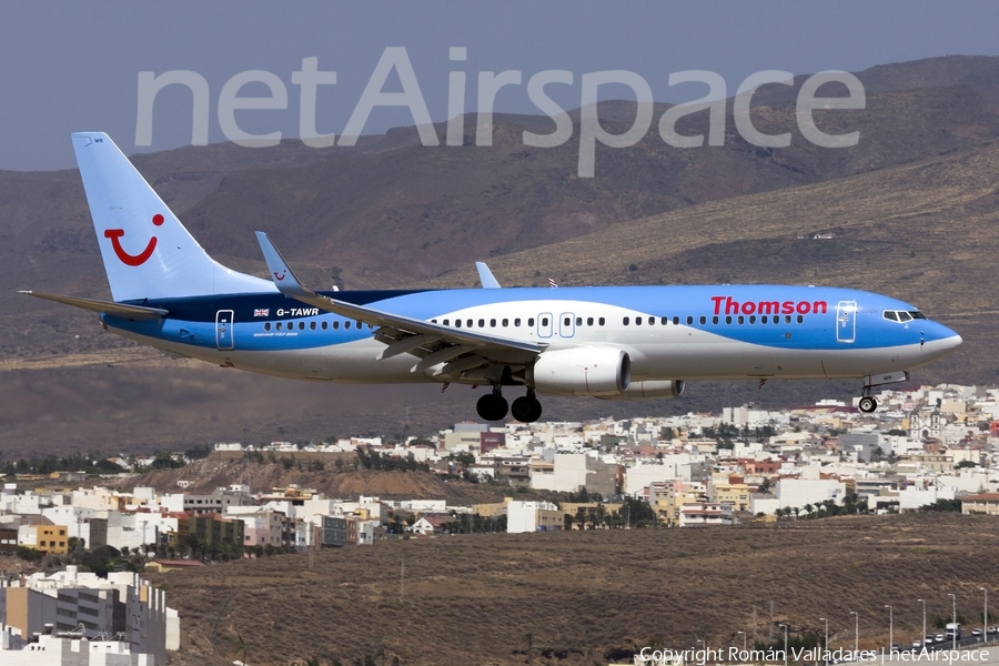 Thomson Airways Boeing 737-8K5 (G-TAWR) | Photo 337436