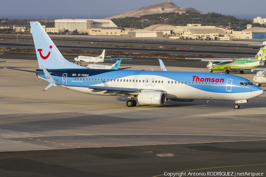 Thomson Airways Boeing 737-8K5 (G-TAWU) | Photo 125977