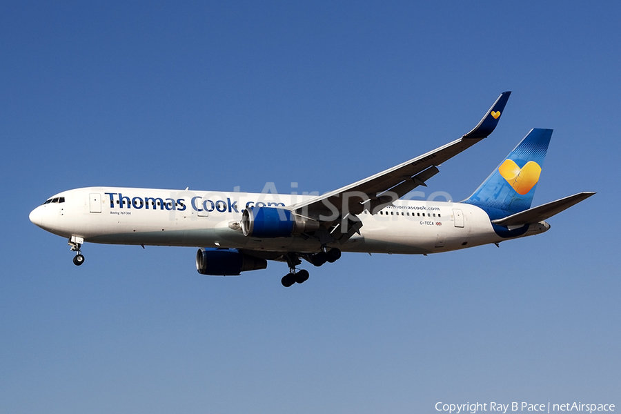 Thomas Cook Airlines Boeing 767-31K(ER) (G-TCCA) | Photo 282713