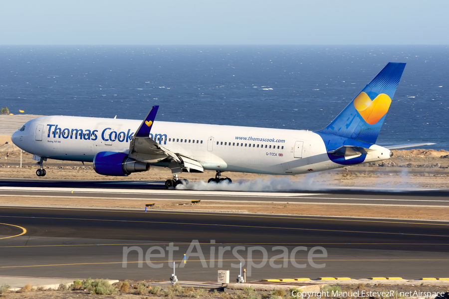 Thomas Cook Airlines Boeing 767-31K(ER) (G-TCCA) | Photo 444371