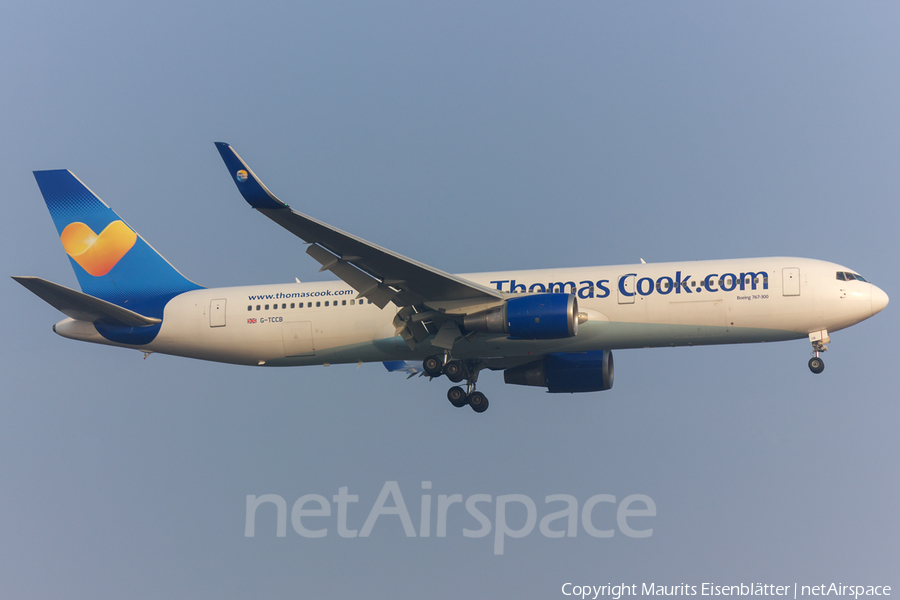 Thomas Cook Airlines Boeing 767-31K(ER) (G-TCCB) | Photo 44089