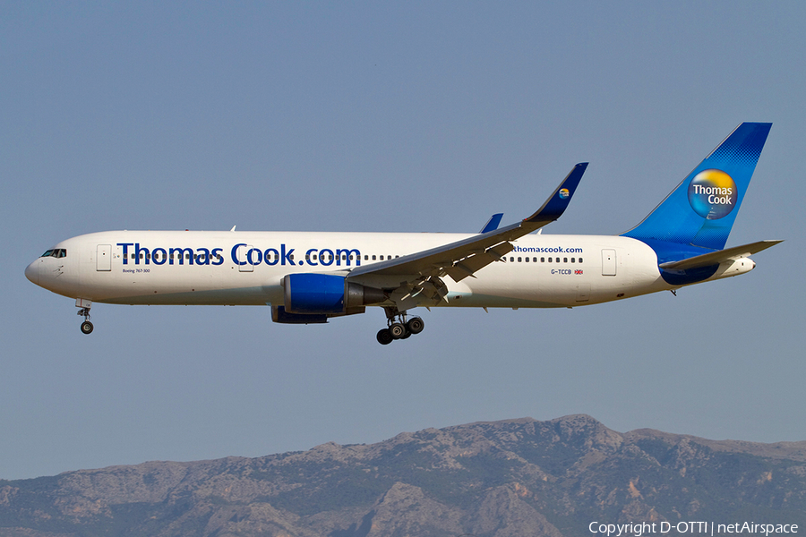 Thomas Cook Airlines Boeing 767-31K(ER) (G-TCCB) | Photo 367141