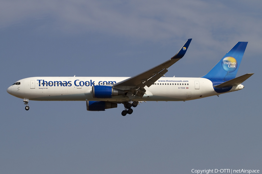 Thomas Cook Airlines Boeing 767-31K(ER) (G-TCCB) | Photo 415958