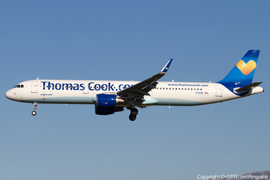 Thomas Cook Airlines Airbus A321-211 (G-TCDB) | Photo 523683
