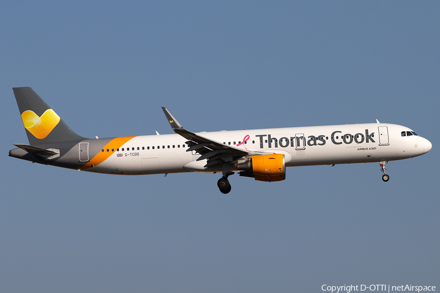 Thomas Cook Airlines Airbus A321-211 (G-TCDD) | Photo 264559
