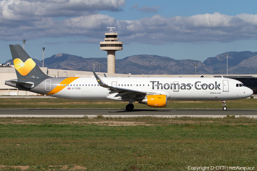 Thomas Cook Airlines Airbus A321-211 (G-TCDD) | Photo 524029