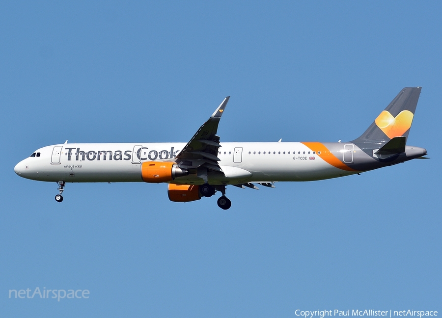Thomas Cook Airlines Airbus A321-211 (G-TCDE) | Photo 53710