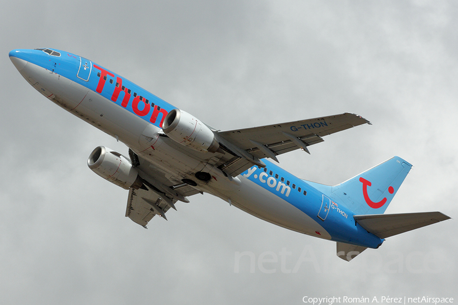 Thomson Airways Boeing 737-36N (G-THON) | Photo 282262