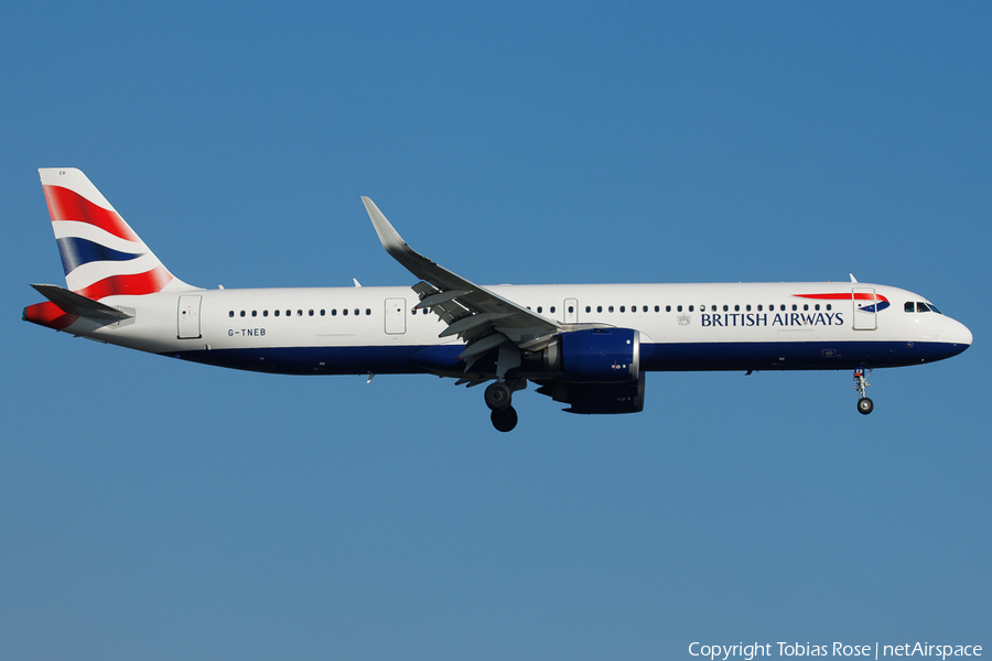 British Airways Airbus A321-251NX (G-TNEB) | Photo 669632