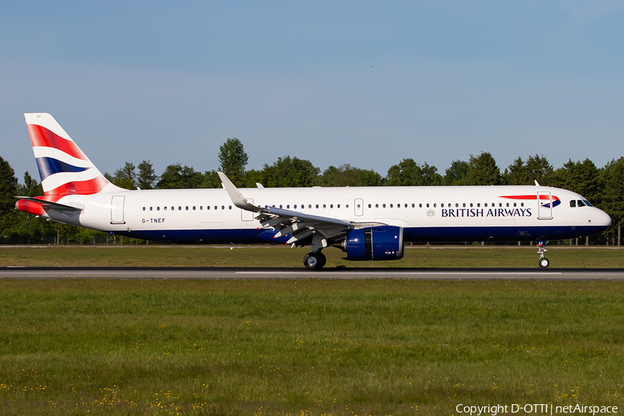 British Airways Airbus A321-251NX (G-TNEF) | Photo 680117