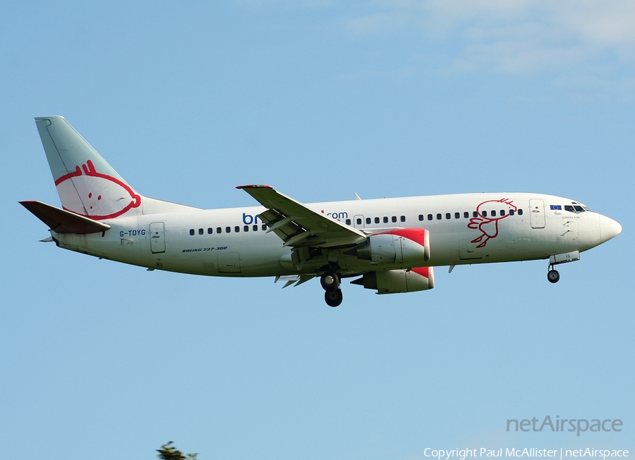 bmibaby Boeing 737-36N (G-TOYG) | Photo 42081