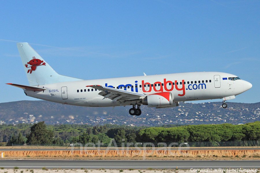 bmibaby Boeing 737-36N (G-TOYL) | Photo 168498