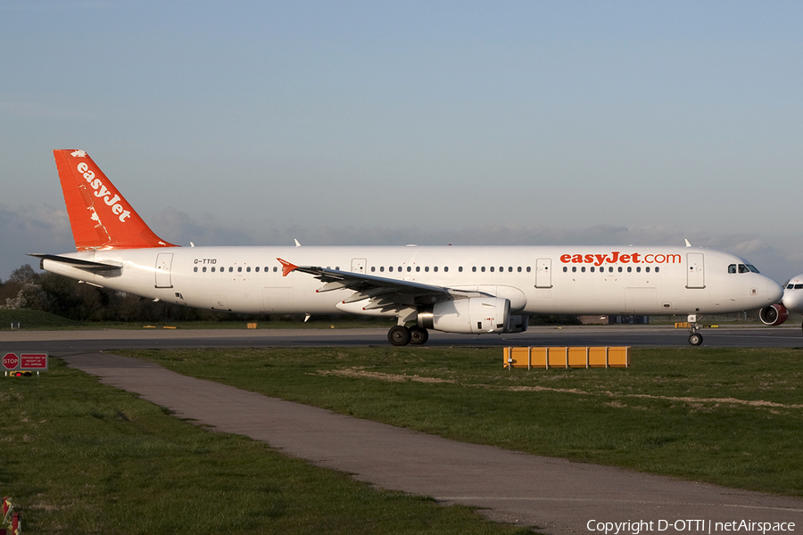 easyJet Airbus A321-231 (G-TTID) | Photo 288222