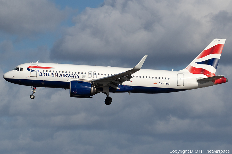 British Airways Airbus A320-251N (G-TTNB) | Photo 555933