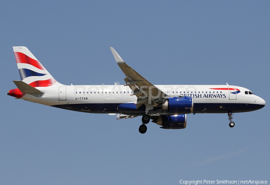 British Airways Airbus A320-251N (G-TTNB) | Photo 250908