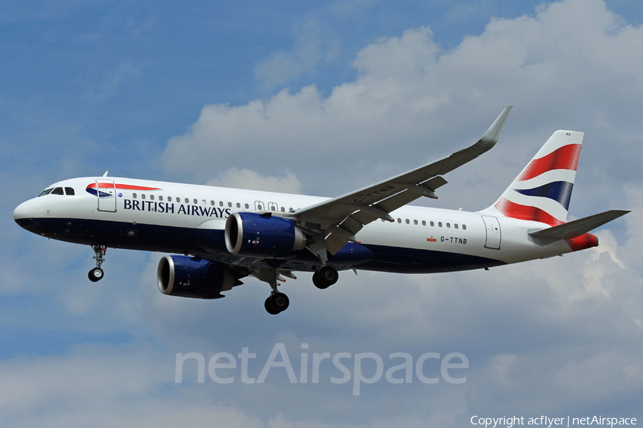 British Airways Airbus A320-251N (G-TTNB) | Photo 255444