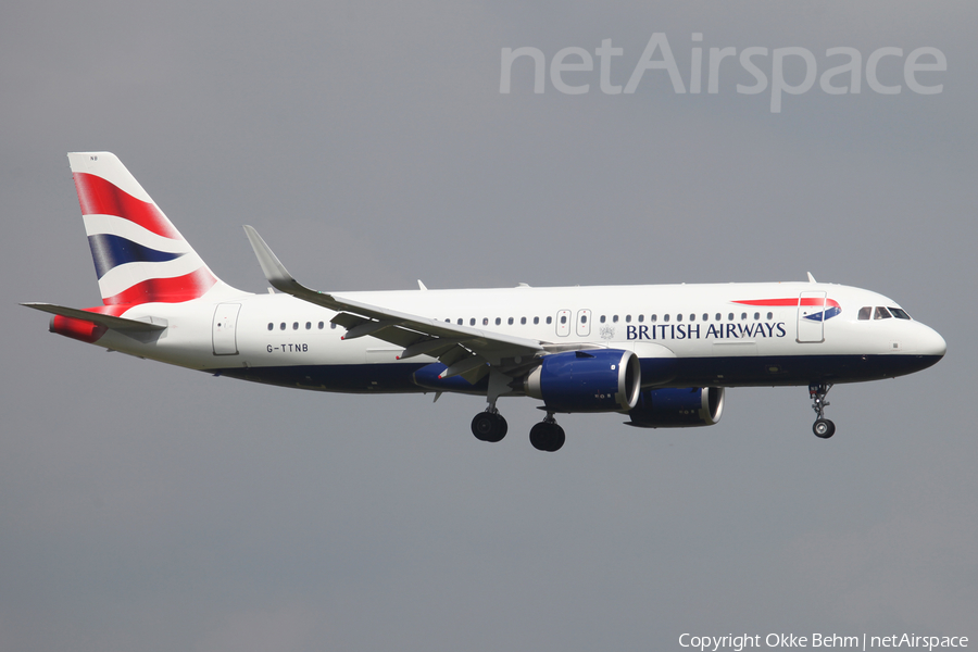 British Airways Airbus A320-251N (G-TTNB) | Photo 335352