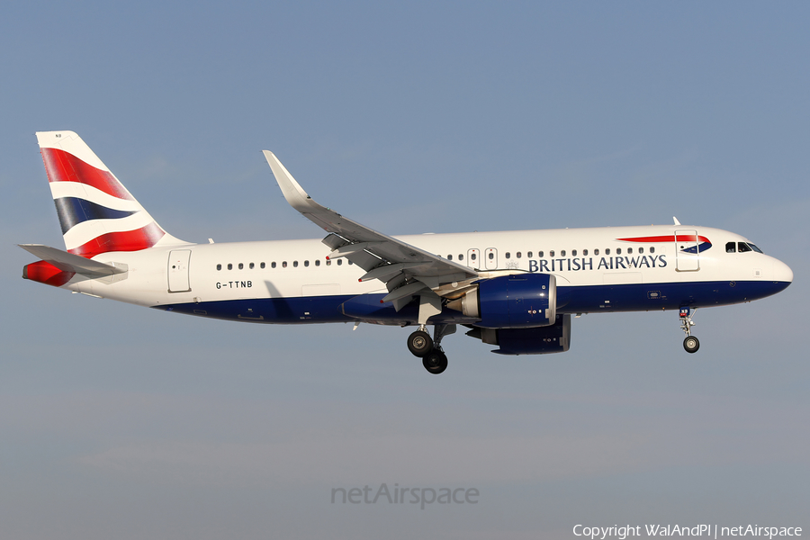 British Airways Airbus A320-251N (G-TTNB) | Photo 601442