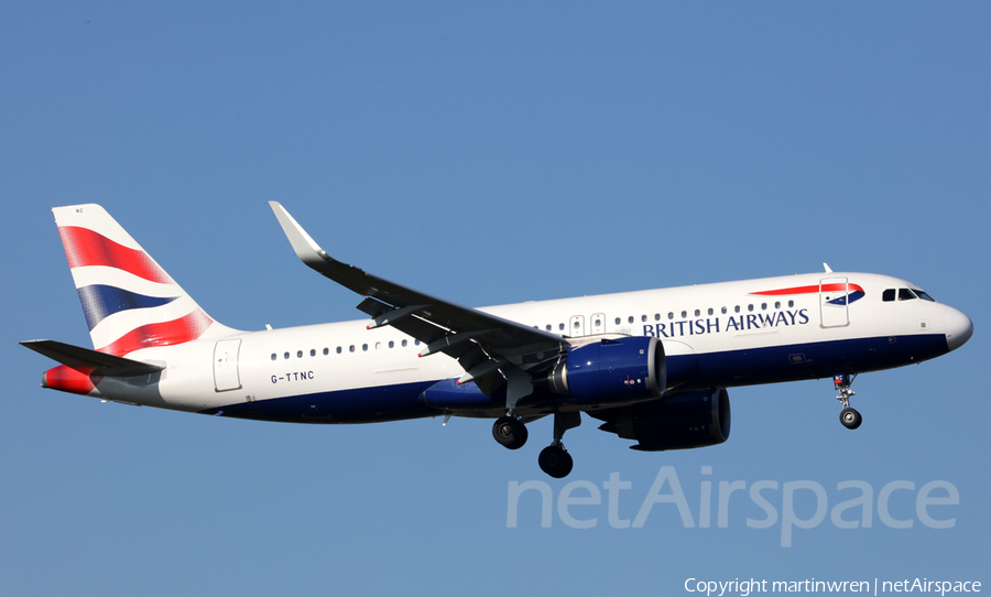 British Airways Airbus A320-251N (G-TTNC) | Photo 296995
