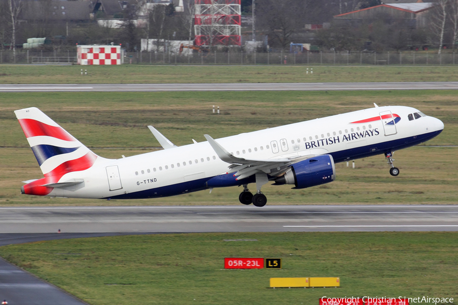 British Airways Airbus A320-251N (G-TTND) | Photo 368984