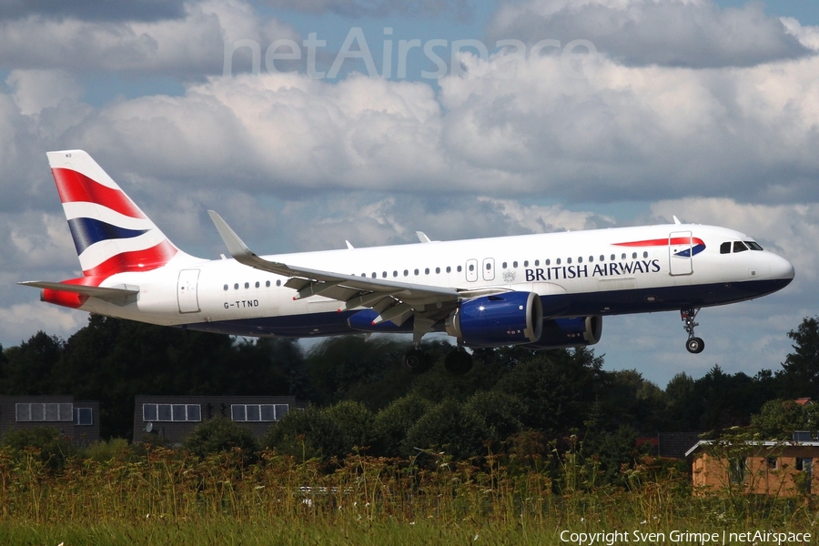 British Airways Airbus A320-251N (G-TTND) | Photo 469876