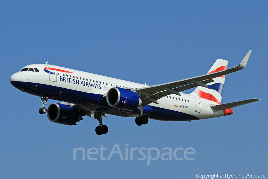 British Airways Airbus A320-251N (G-TTND) | Photo 308085