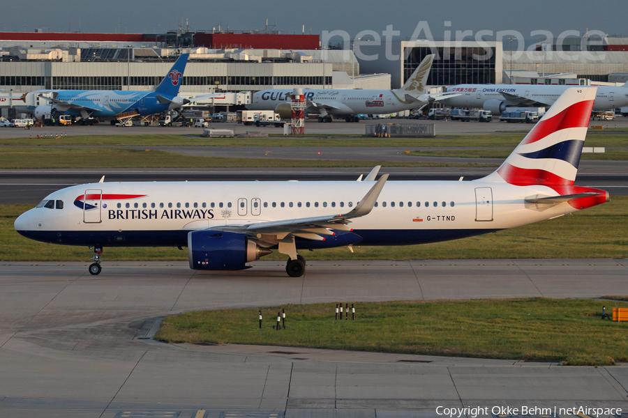 British Airways Airbus A320-251N (G-TTND) | Photo 335354