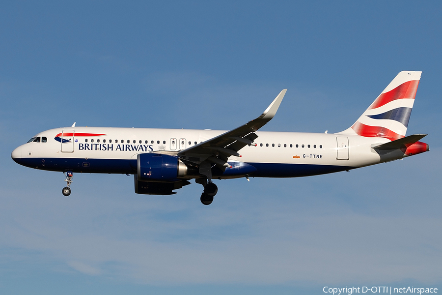 British Airways Airbus A320-251N (G-TTNE) | Photo 291436