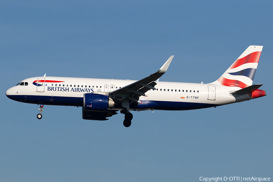 British Airways Airbus A320-251N (G-TTNF) | Photo 295312