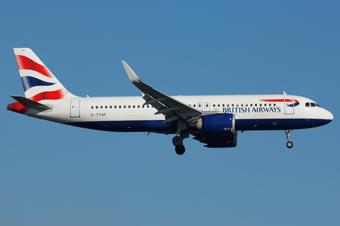 British Airways Airbus A320-251N (G-TTNF) at  London - Heathrow, United Kingdom