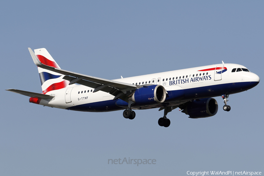 British Airways Airbus A320-251N (G-TTNF) | Photo 614083