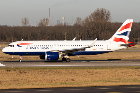 British Airways Airbus A320-251N (G-TTNG) at  Dusseldorf - International, Germany