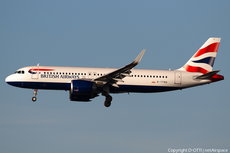 British Airways Airbus A320-251N (G-TTNG) | Photo 295687