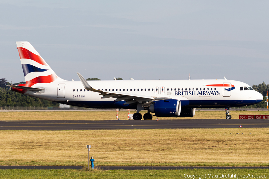British Airways Airbus A320-251N (G-TTNH) | Photo 513970