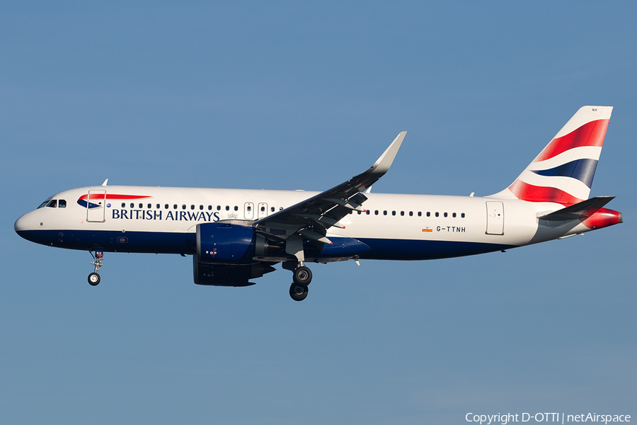 British Airways Airbus A320-251N (G-TTNH) | Photo 295164