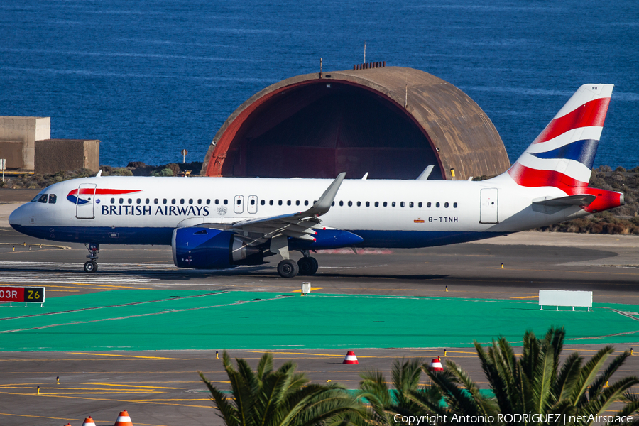 British Airways Airbus A320-251N (G-TTNH) | Photo 486000
