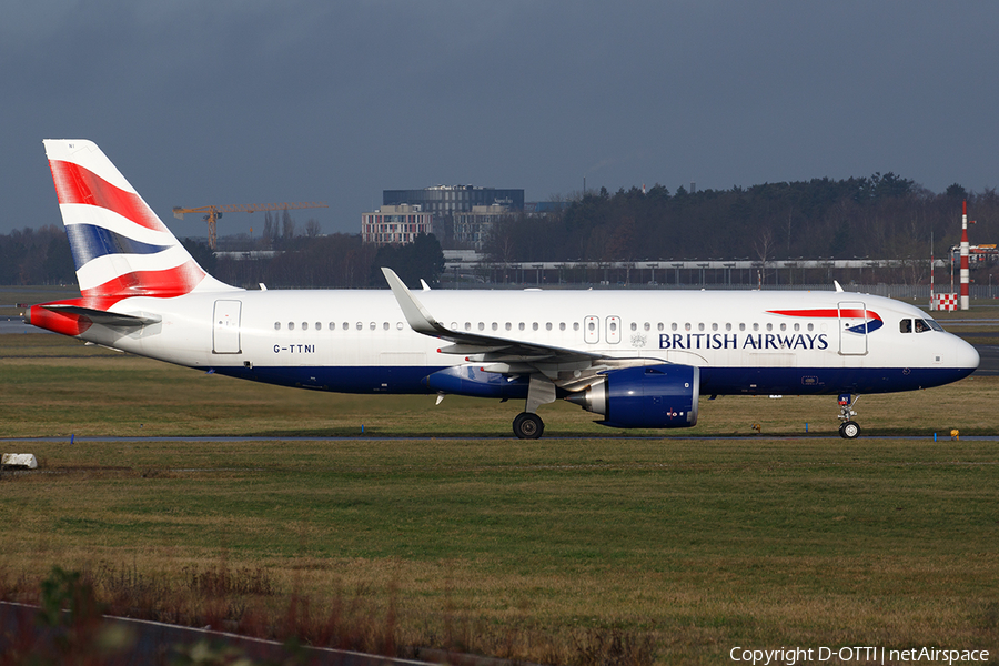 British Airways Airbus A320-251N (G-TTNI) | Photo 489142