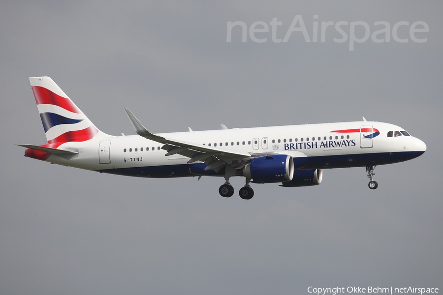 British Airways Airbus A320-251N (G-TTNJ) | Photo 335357