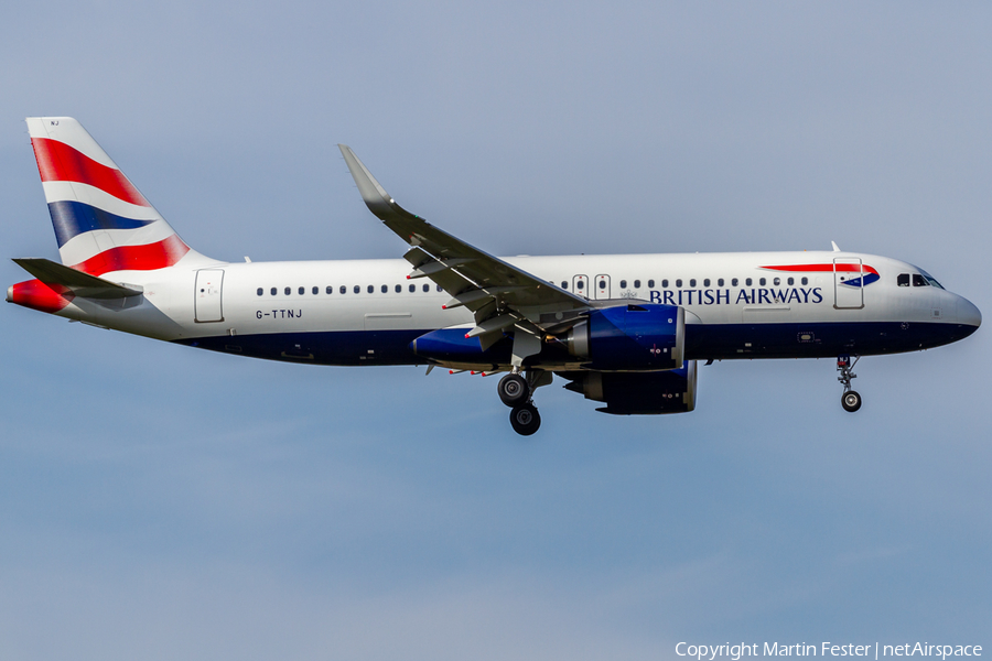 British Airways Airbus A320-251N (G-TTNJ) | Photo 346484
