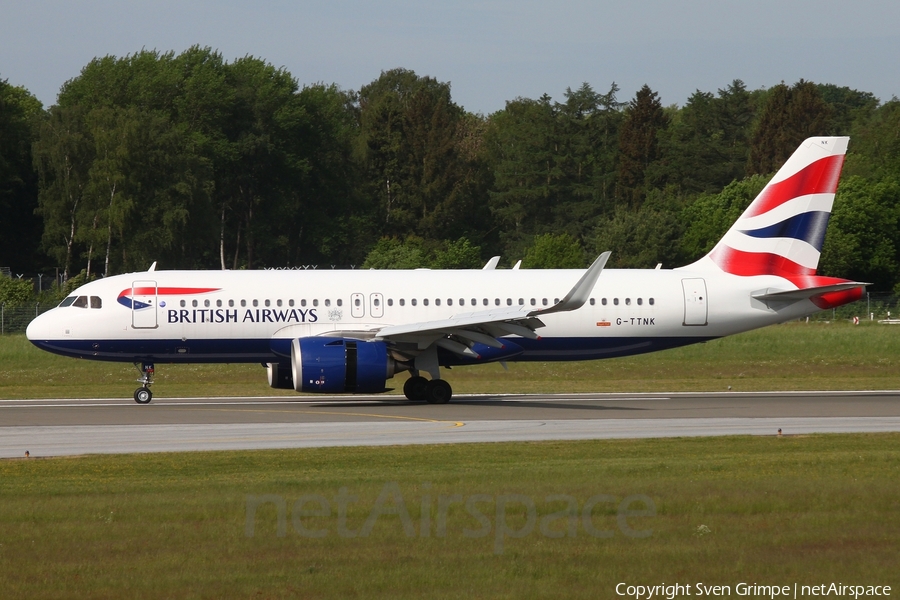 British Airways Airbus A320-251N (G-TTNK) | Photo 513221