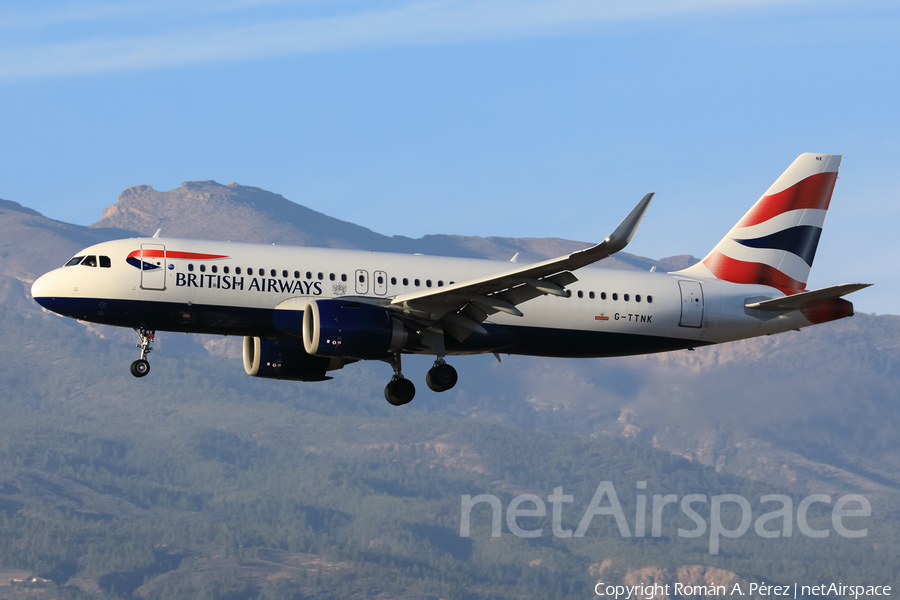 British Airways Airbus A320-251N (G-TTNK) | Photo 485158