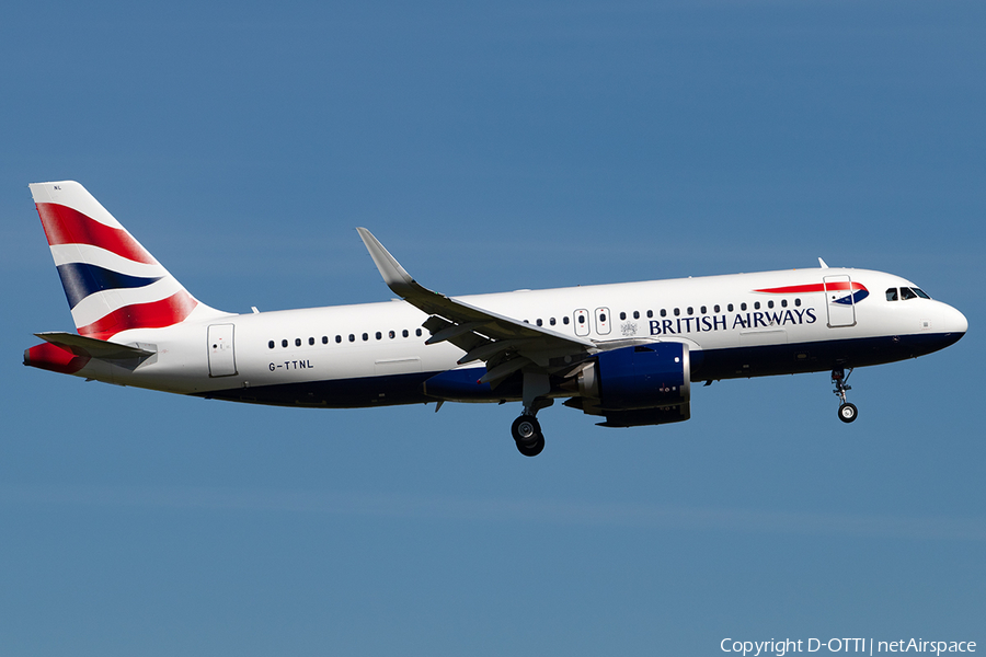 British Airways Airbus A320-251N (G-TTNL) | Photo 389008