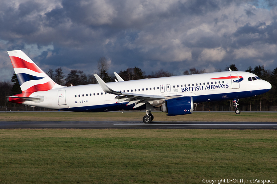 British Airways Airbus A320-251N (G-TTNN) | Photo 544136