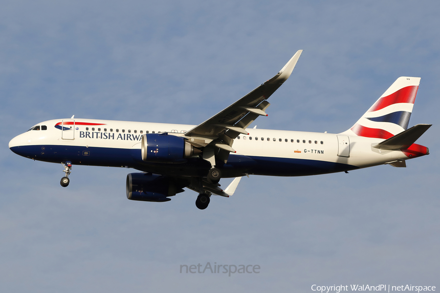 British Airways Airbus A320-251N (G-TTNN) | Photo 560203