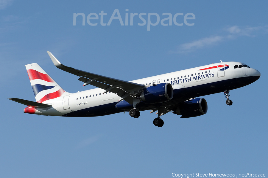 British Airways Airbus A320-251N (G-TTNO) | Photo 525171