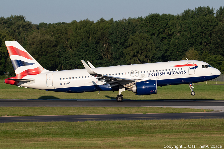 British Airways Airbus A320-251N (G-TTNT) | Photo 629111